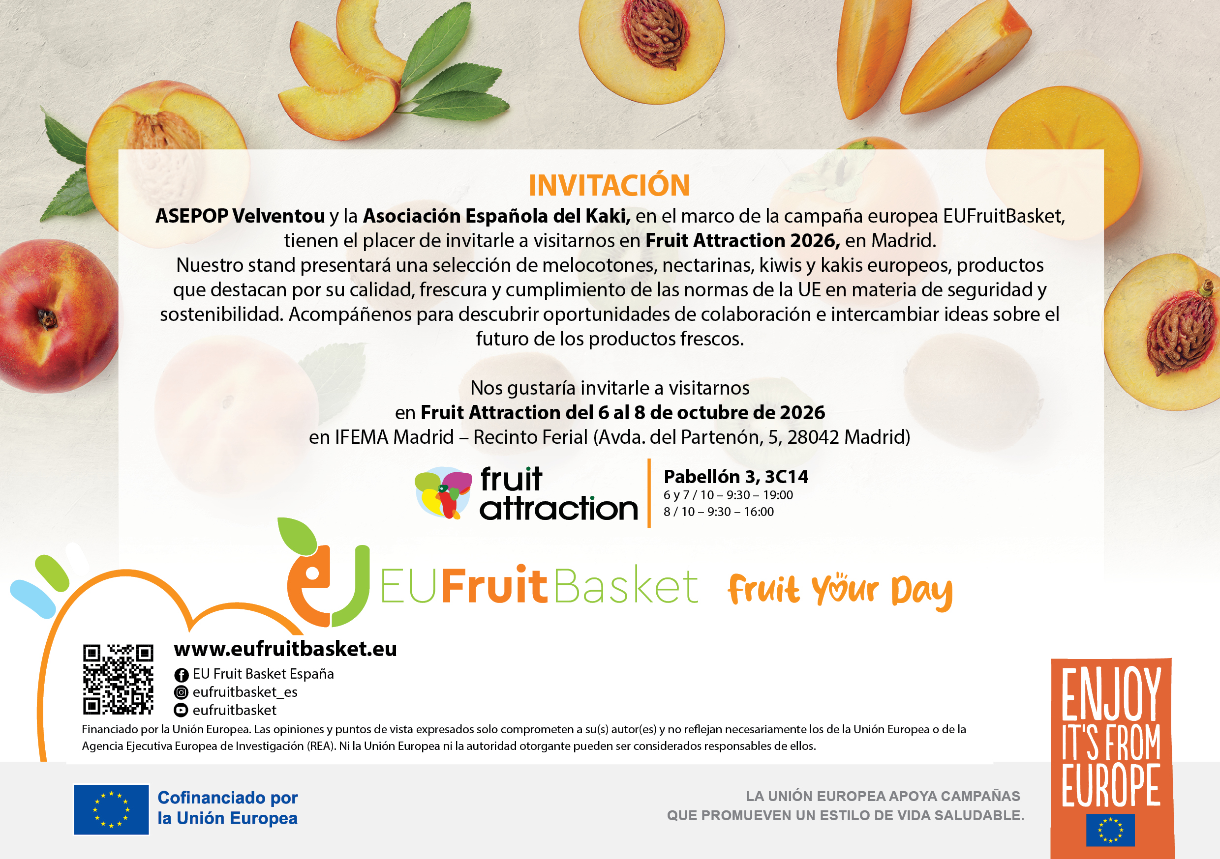 EUFruitBasket nimmt an der Fruit Attraction 2026 in Madrid teil!