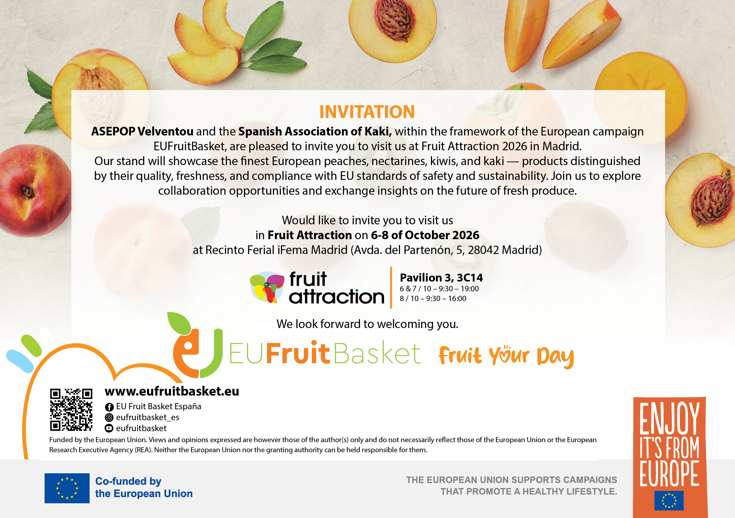 EUFruitBasket is heading to Fruit Attraction 2026 in Madrid! 